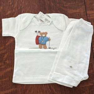 Victoria Kids 2 piece baby set with golfer